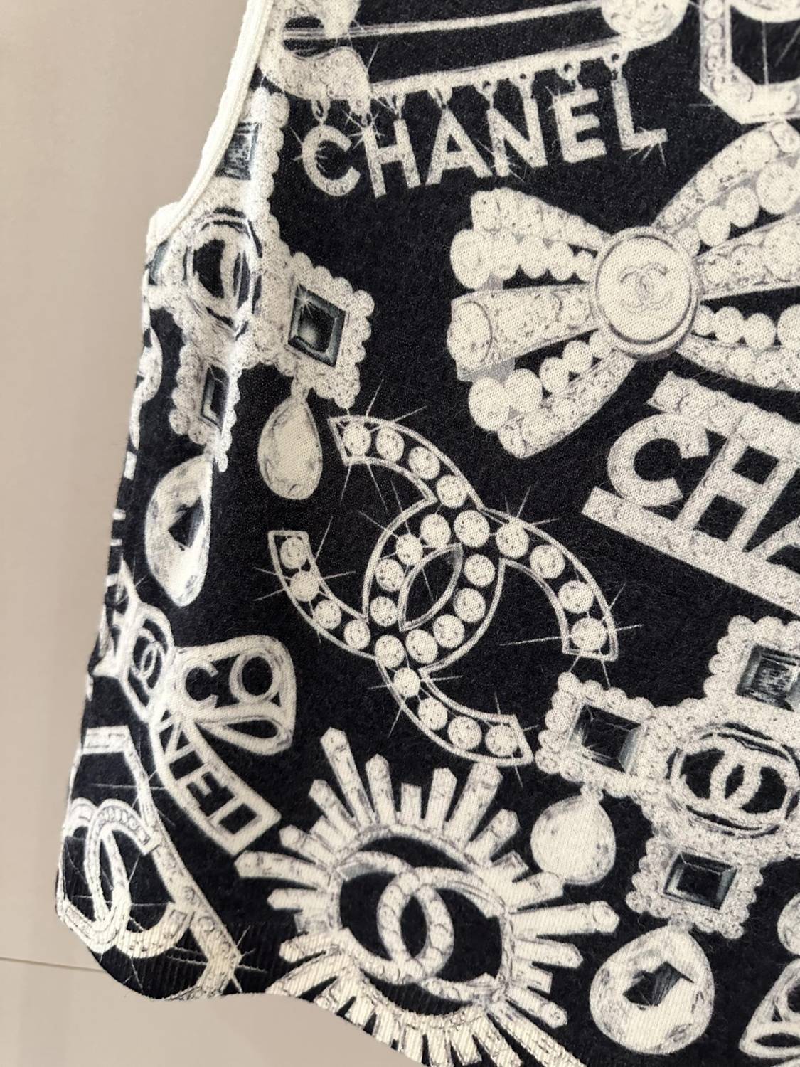 Women's Summer Fashion Trend Pattern Printed Round Neck Sleeveless Straight Top Vest #78413