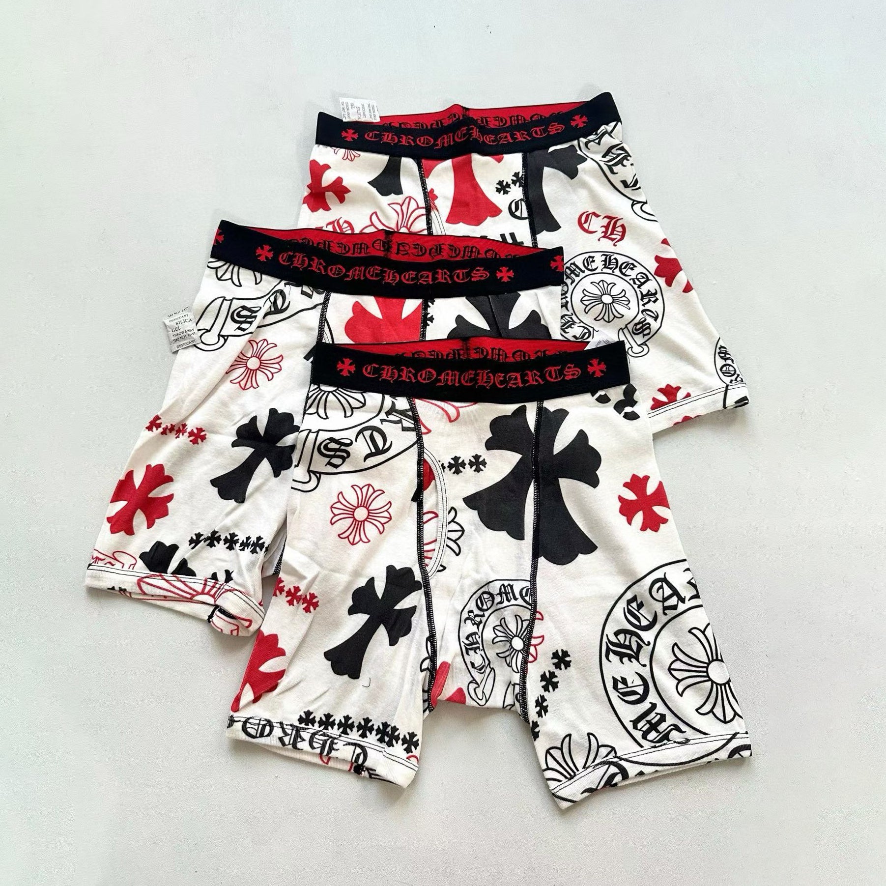 Men's Fashion Casual Logo Print Waistband Stretch Boxer Briefs Underwear #78541