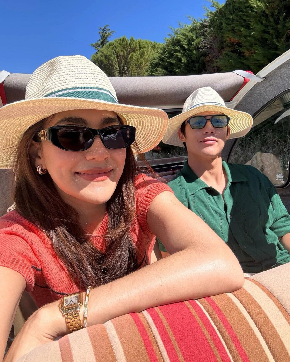 Women's Spring. Autumn and Winter Dioriviera Embroidery Round Neck Slim Knit Sweater Solid Color Short Sleeve Cashmere Sweater #71371