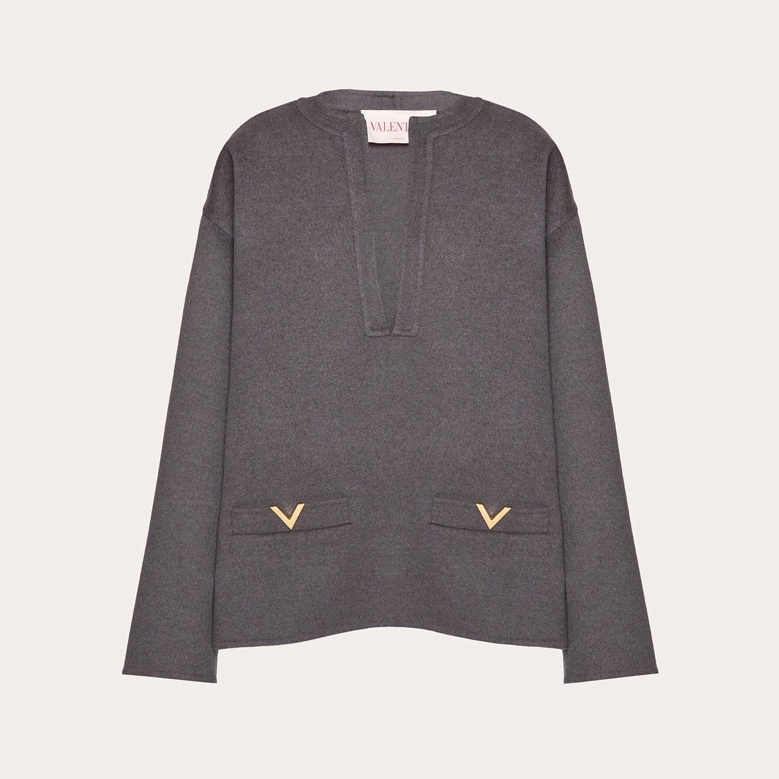 Women's Spring. Autumn And Winter V-Neck Solid Color Wool Cashmere Long Sleeve Fitted Sweater Ngvp #9477