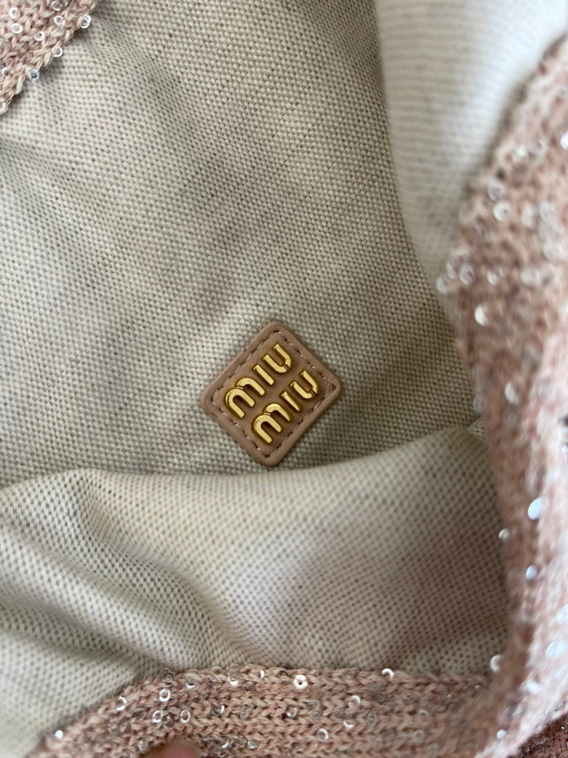 MM Ivy Sequin Mesh Women's Solid Color Sequined Shoulder Bag with Detachable Handbag Bags and Embroidered Letter Logo #77693