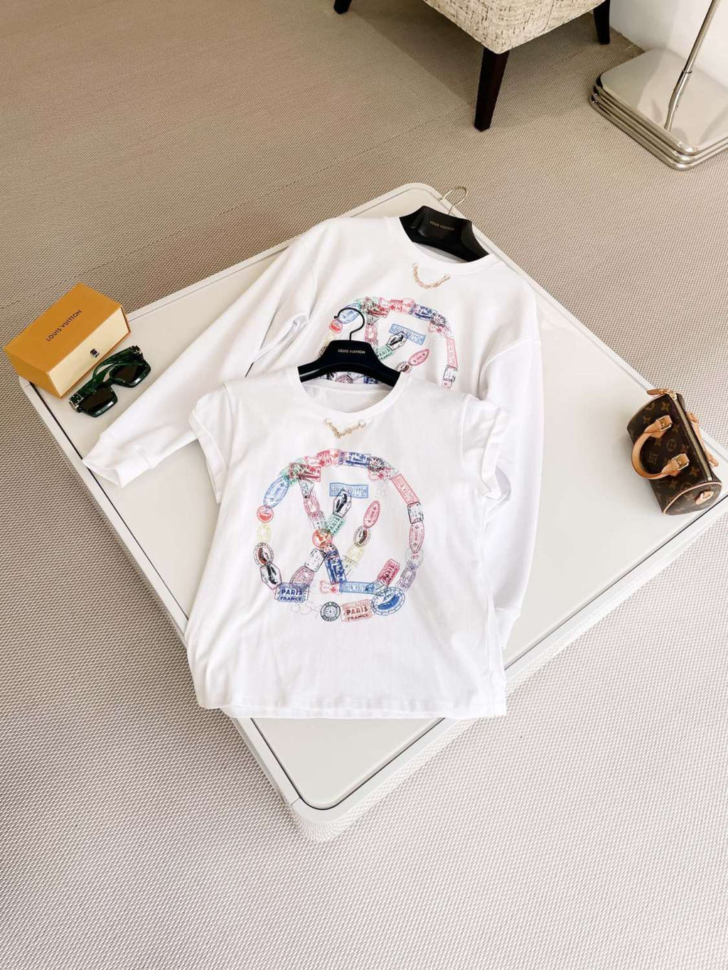Women's Summer White Round Neck Travel Seal Print Cotton Short Sleeve T-Shirt #74179