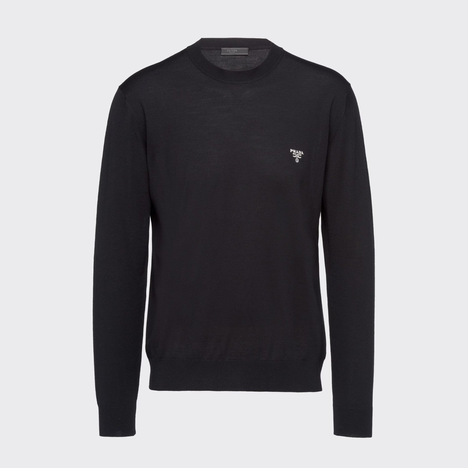 Men's Spring and Autumn Solid Color Ribbed Knit Crew Neck Pullover Sweater #73478