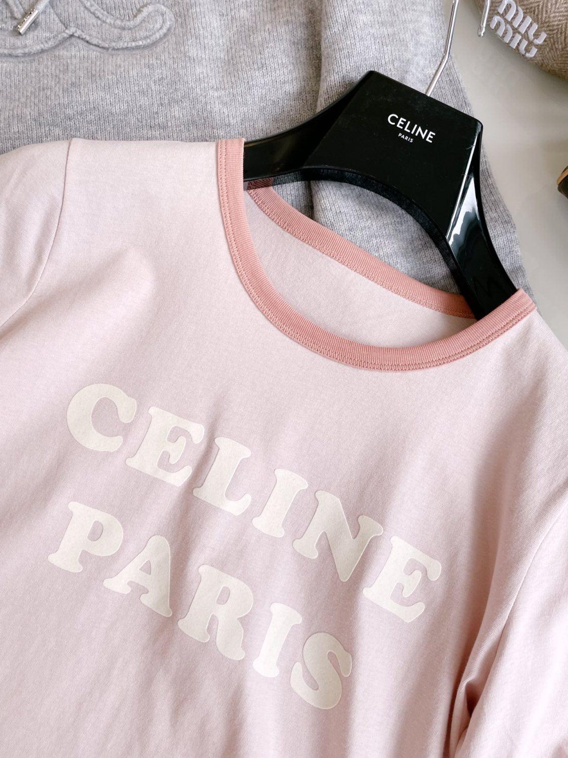 Women's Summer Logo Letter Print Round Neck Cotton Short Sleeve T-Shirt #74774