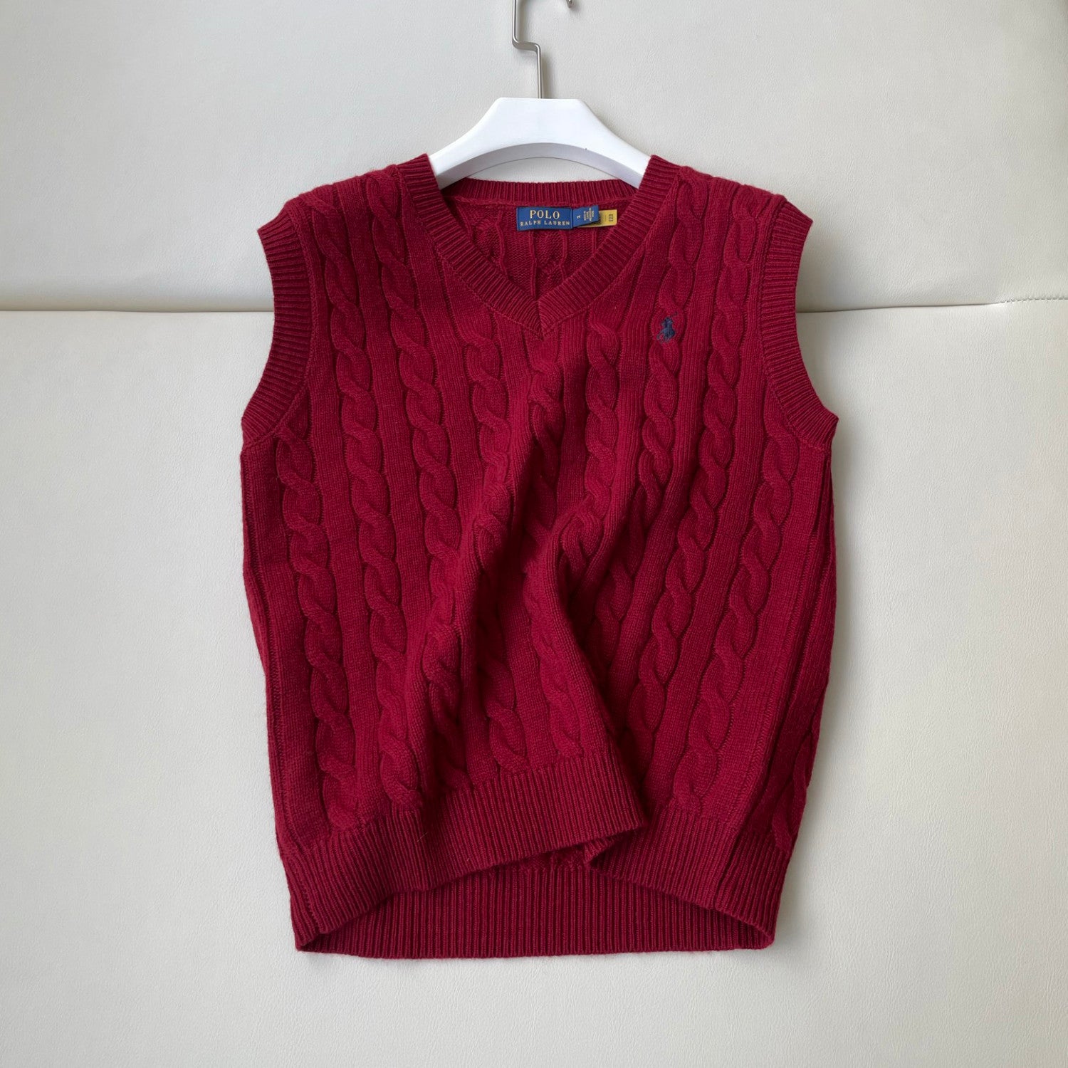 Men's and Women's Spring/Summer Embroidered Logo Solid Color Crew Neck Knit Sleeveless Tank Top Vest #76143