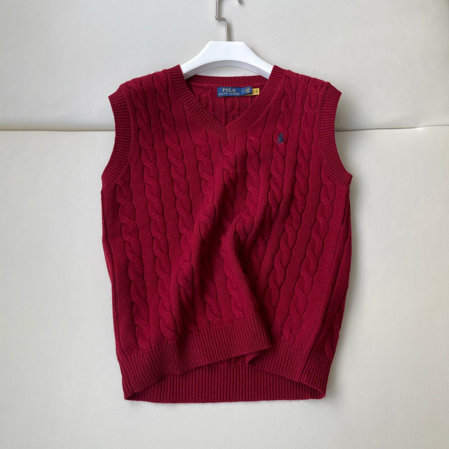 Men's and Women's Spring/Summer Embroidered Logo Solid Color Crew Neck Knit Sleeveless Tank Top Vest #76143