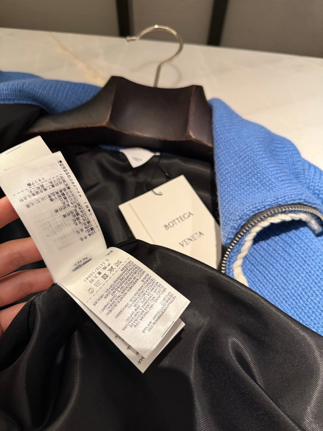 BV 2025 Men's Women's Color-Blocked Design Wool Knit Jacket #82542A