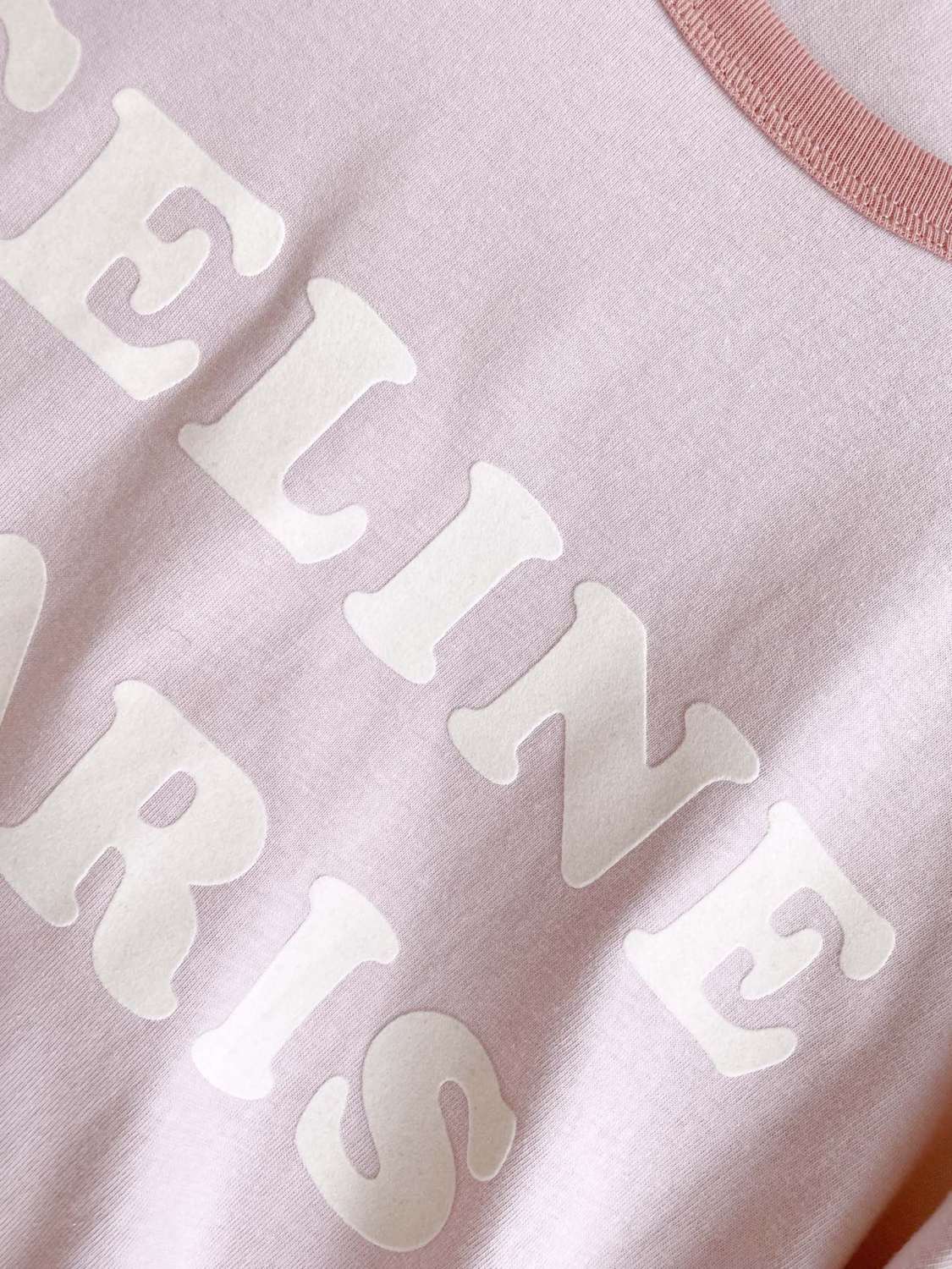 Women's Summer Logo Letter Print Round Neck Cotton Short Sleeve T-Shirt #74774