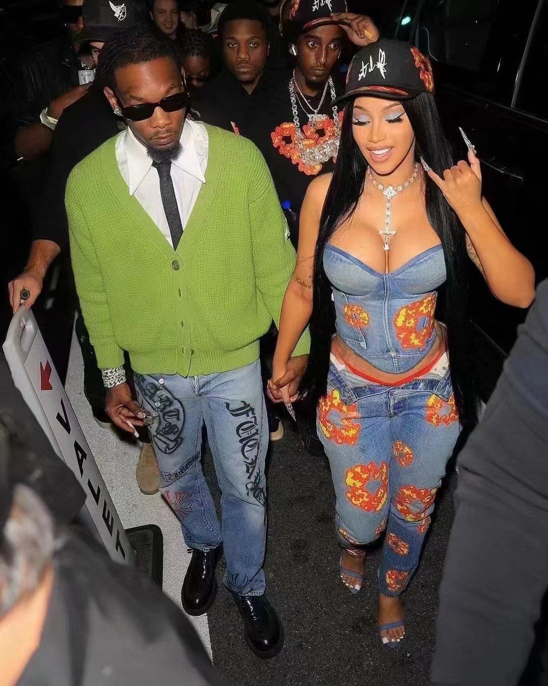 Men's Fall/Winter Avocado Green Waffle-Knit Silver-Button Cardigan Jacket #82265A