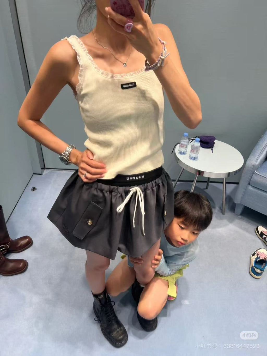 Lace White Knitted Vest Women's Spring And Summer Fashion Elegant Slim Patch Logo Undershirt T-shirt Tops  #81438