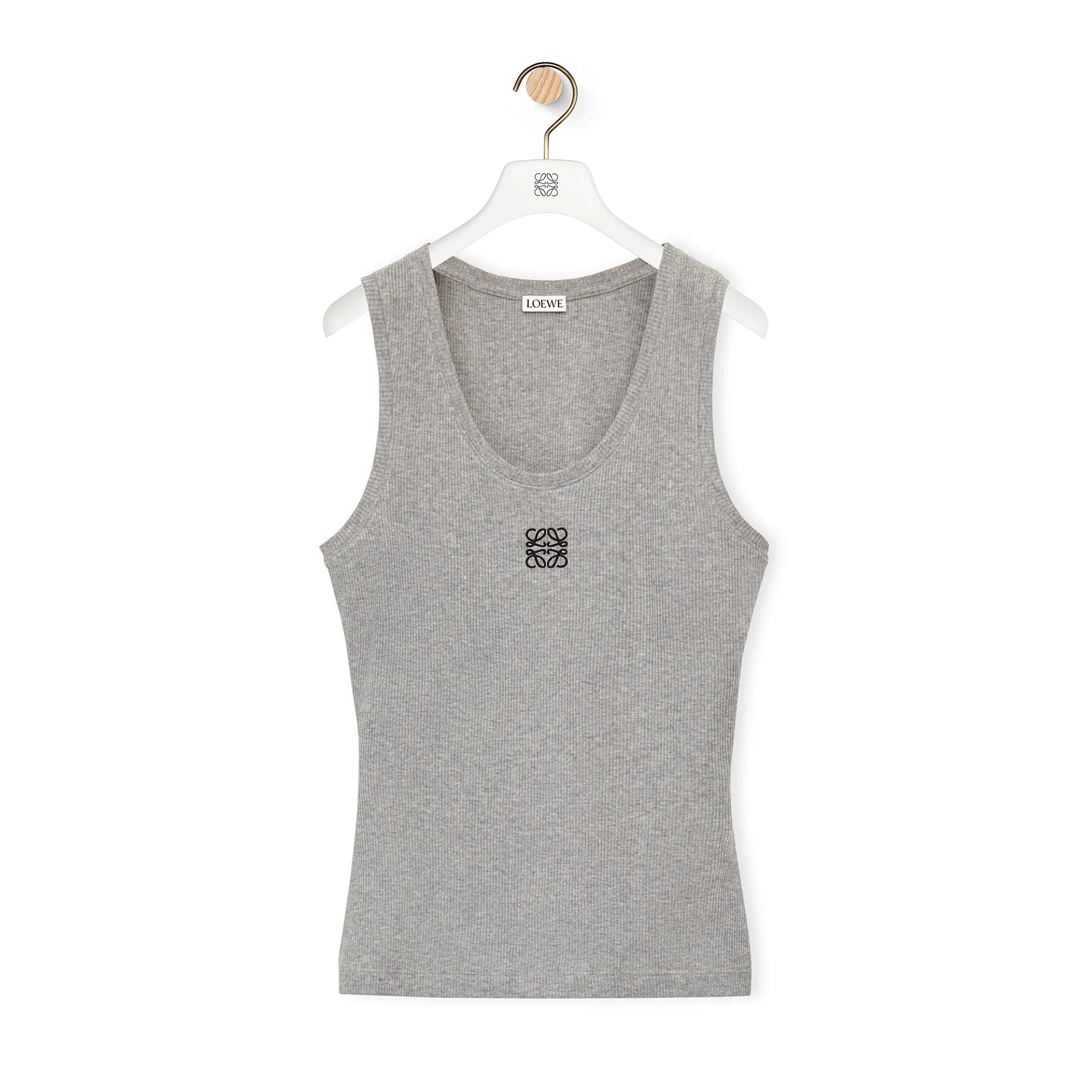 Women's Summer Solid Color Embroidered Logo Sleeveless Camisole Tank Top Vest (Please contact customer service for size selection) #76367