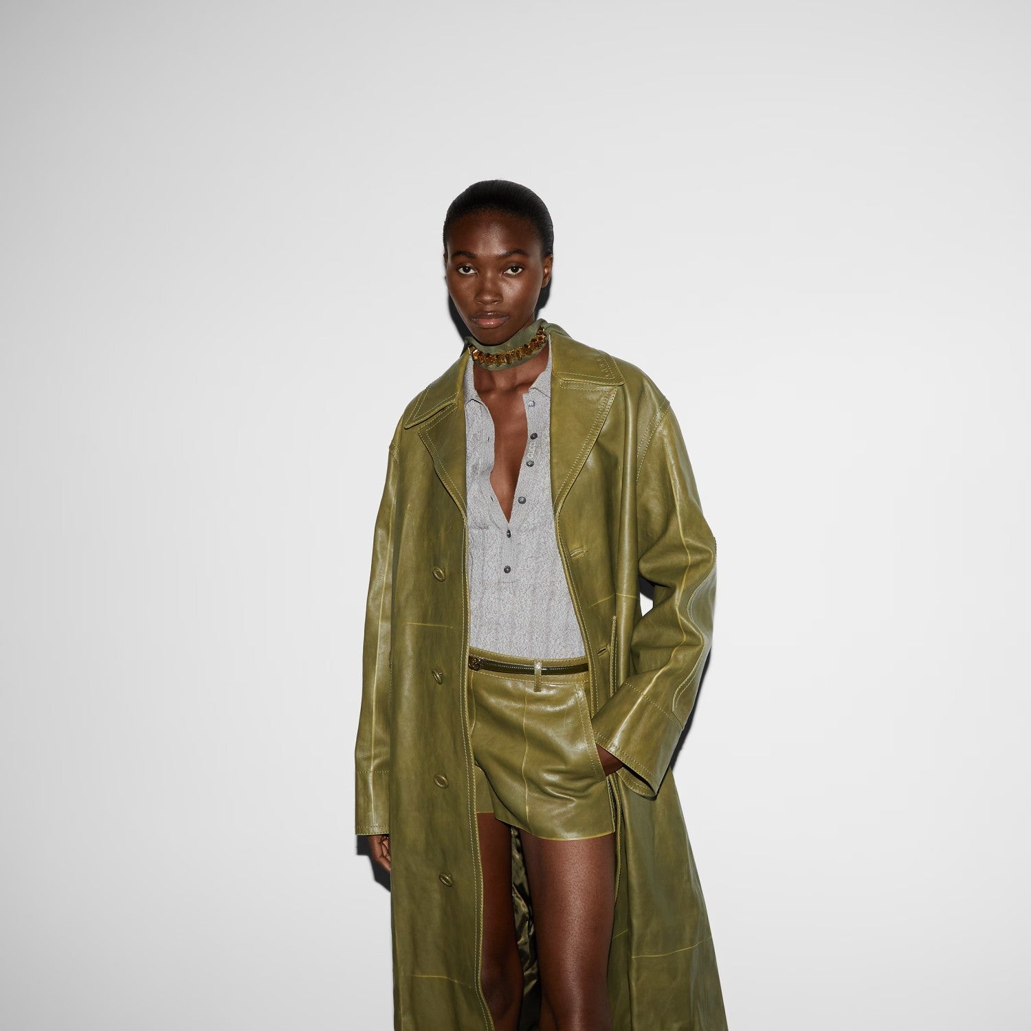 Women's Solid Color Spring. Autumn And Winter Polo Neck Ribbed Slim Long Sleeve Wool Sweater Ngvp #9437