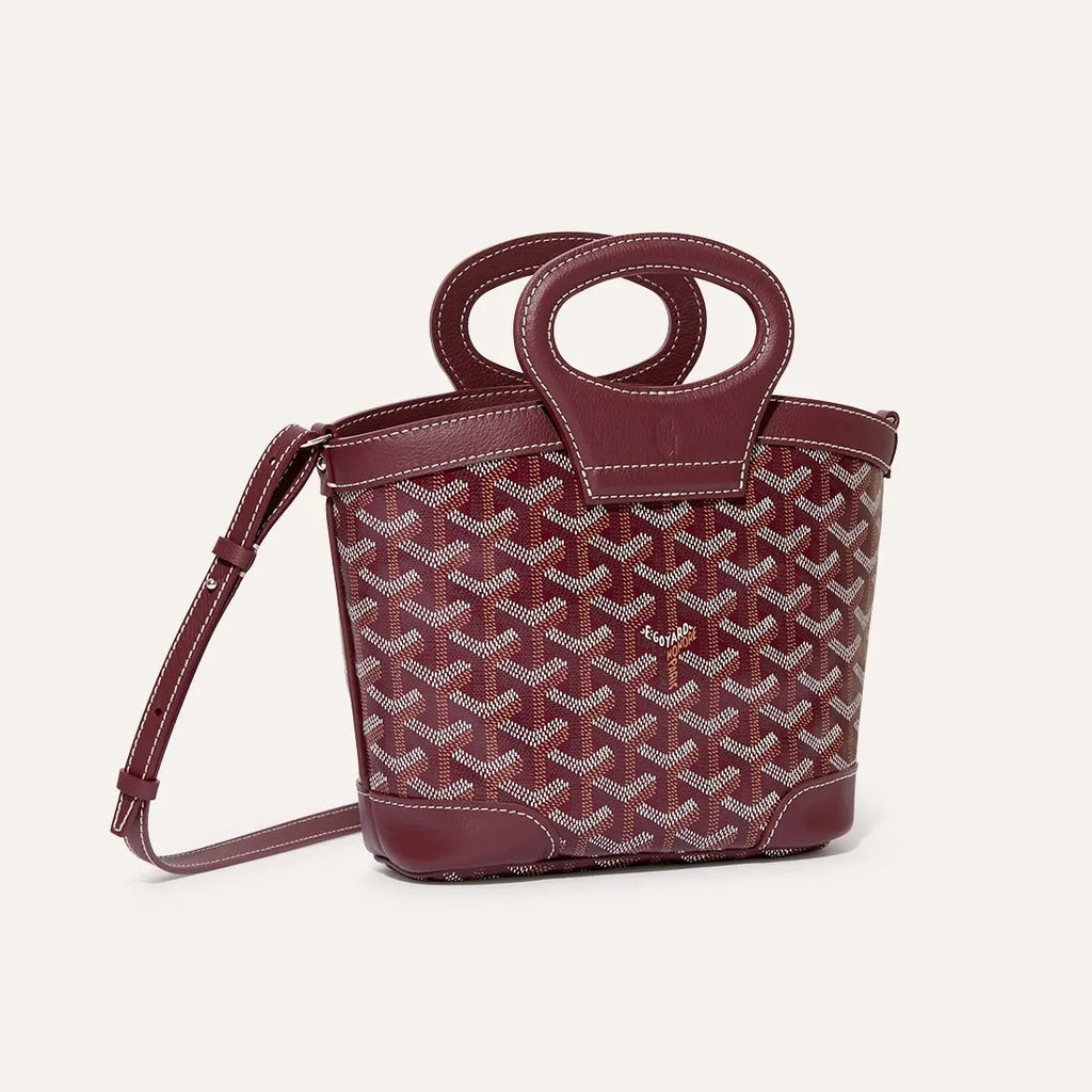 Beluga Women's Y-shaped Floral Print Adjustable Detachable Shoulder Strap Canvas And Calfskin Shoulder Mini Bag Crossbody Handbag Bags #77441