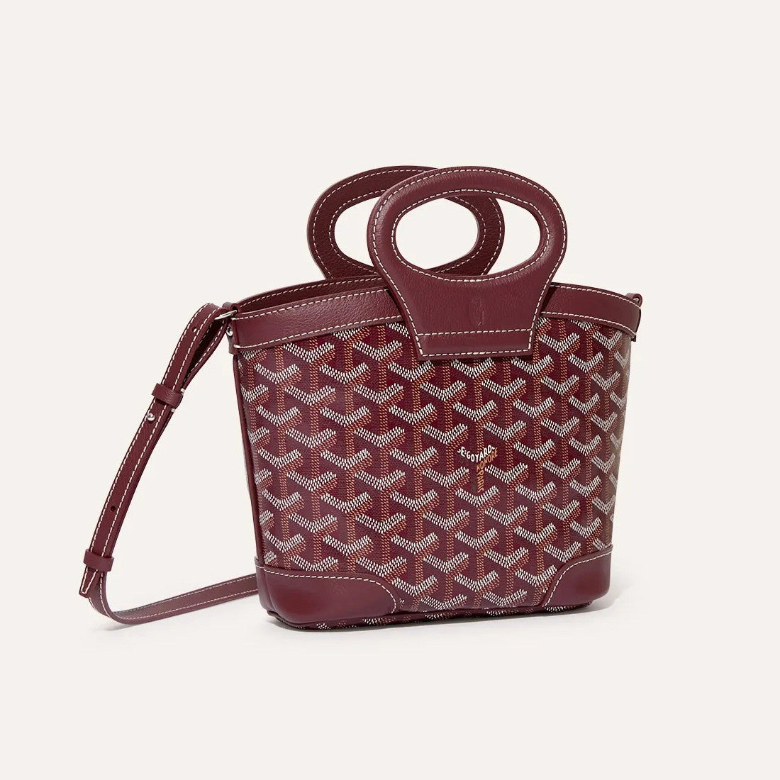 Beluga Women's Y-shaped Floral Print Adjustable Detachable Shoulder Strap Canvas And Calfskin Shoulder Mini Bag Crossbody Handbag Bags #77441