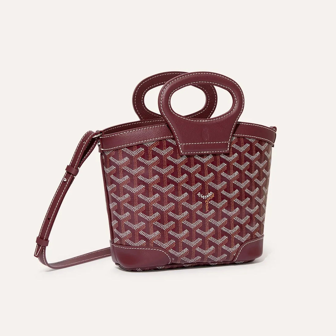 Beluga Women's Y-shaped Floral Print Adjustable Detachable Shoulder Strap Canvas And Calfskin Shoulder Mini Bag Crossbody Handbag Bags #77441