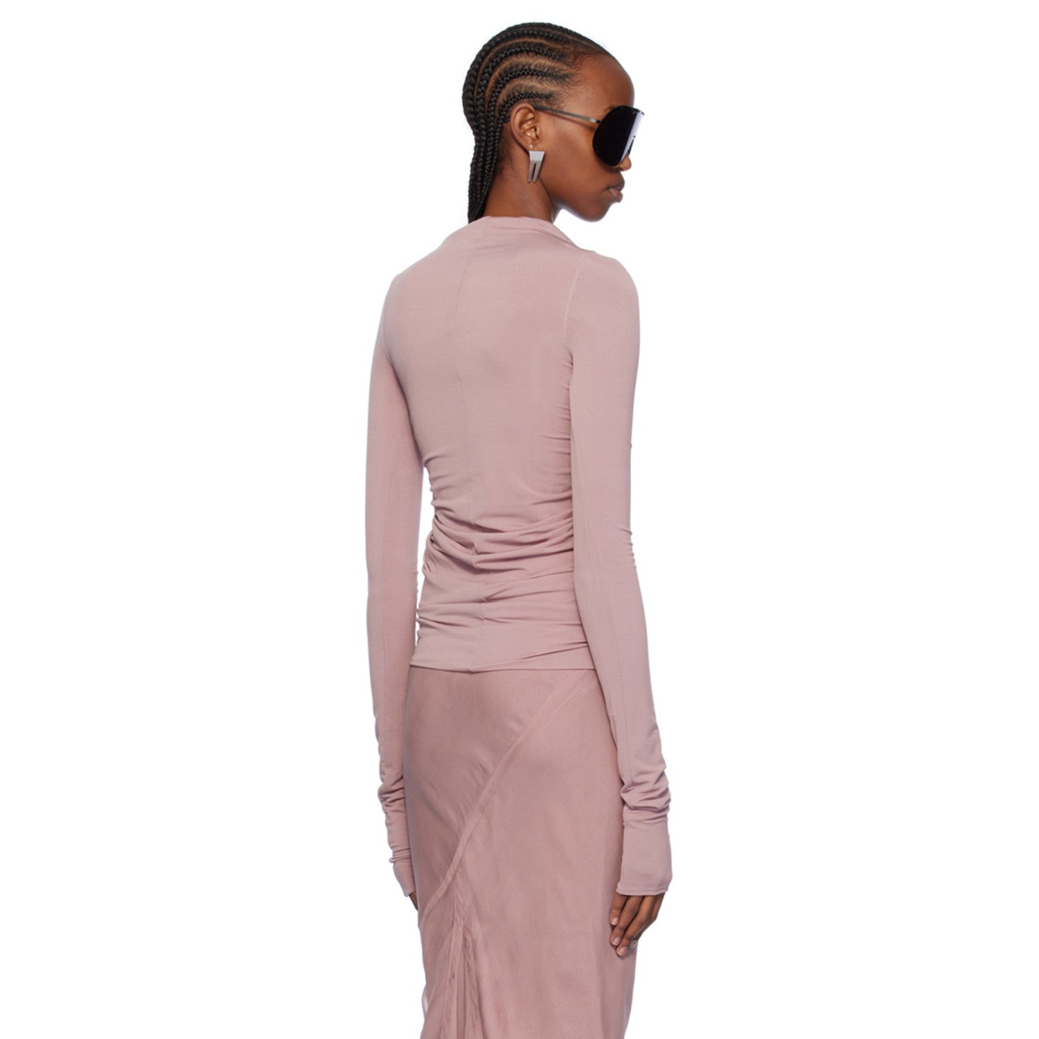 Women's Spring And Autumn Solid Color Hollow Structure Top Long Sleeve Sexy Fashion Versatile Tops Ngvp #9132