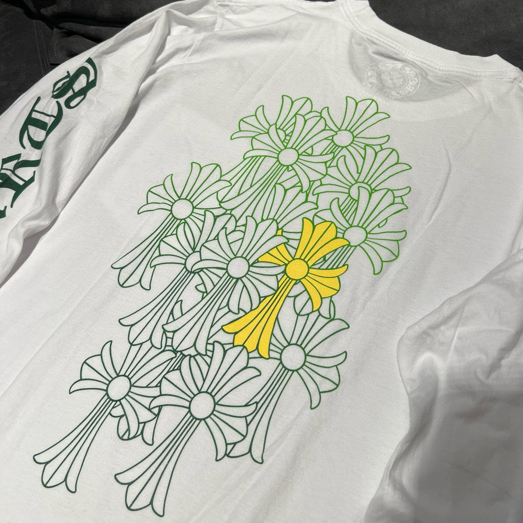 Men's and Women's Summer Colorful Cross Pattern Long Sleeve T-Shirt Pullover Sweatshirt #98593