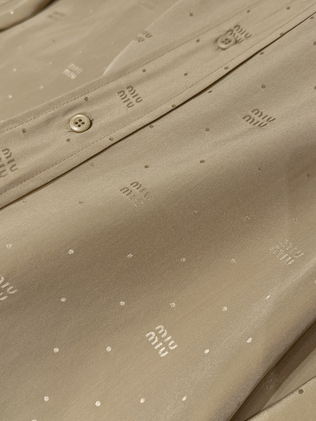 Women's Spring/Summer Dark Logo Khaki Single Breasted Long Sleeve Shirt Pleated Short Skirt Set Suit #72378