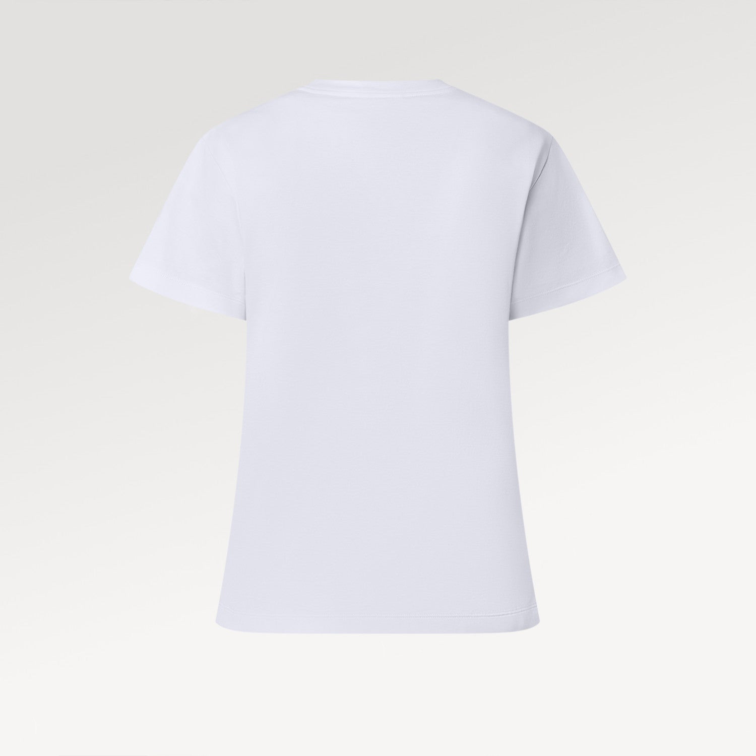 Men's Women's Spring Summer Chain Appliques Pattern Loose T-Shirt Round Neck Cotton Top Ngvp #8866