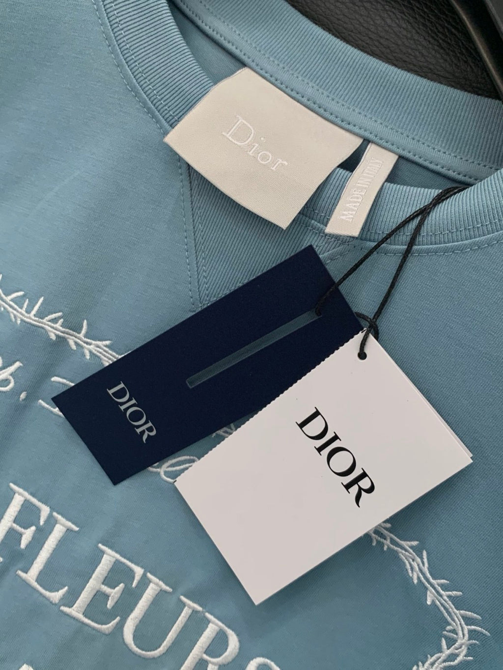 Men's & Women's Embroidered Logo Crew Neck Short-Sleeved T-Shirt #194218