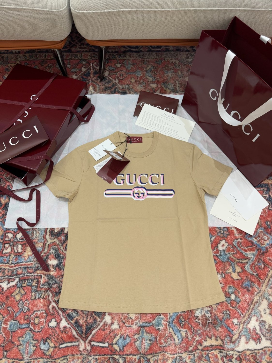 Women's Summer Solid Color Letter Printed Plain Knit Round Neck Short Sleeve T-Shirt #75366