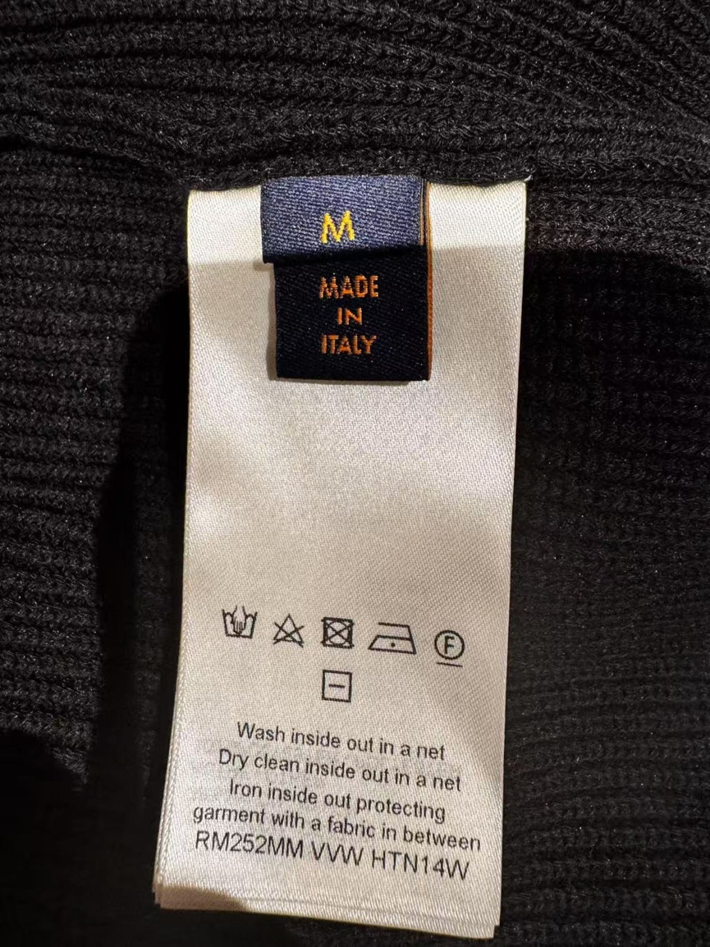 Men's Spring And Fall V-Neck Logo Embroidery Single-Breasted Long-Sleeved Solid Color Cotton Blend Cardigan #81267