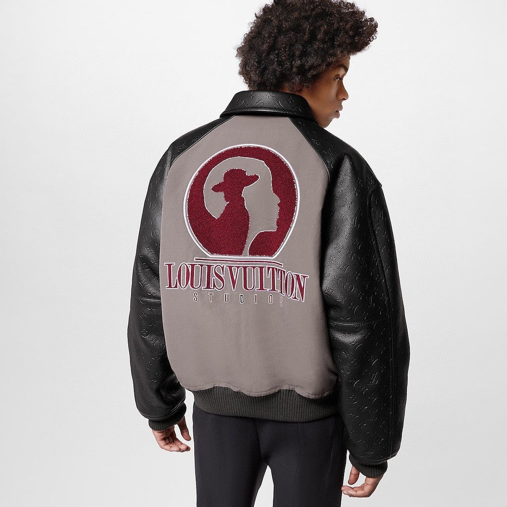 2025 FallWinter New Unisex Collared Fashion Baseball JacketLeather Jacket #83124A