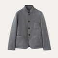 Women's Fall And Winter Retro Collar Single-breasted Wool Suit Fashion Casual Jacket  Ngvp #8944