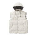 BC Men's Fall And Winter Single-Breasted Hooded Solid Color Fitted Down Vest Jacket #81185
