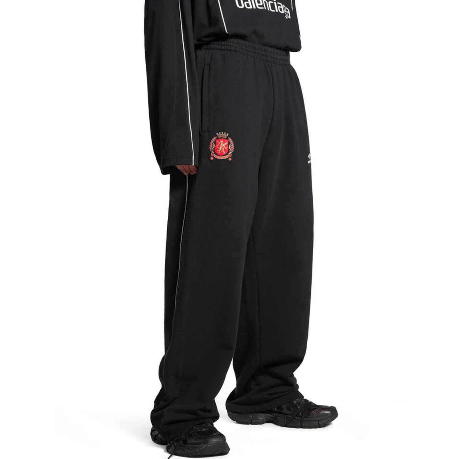 Men's Women's Logo Printed Elastic Casual Knit Multicolor Soccer Baggy Sweatpants #98244