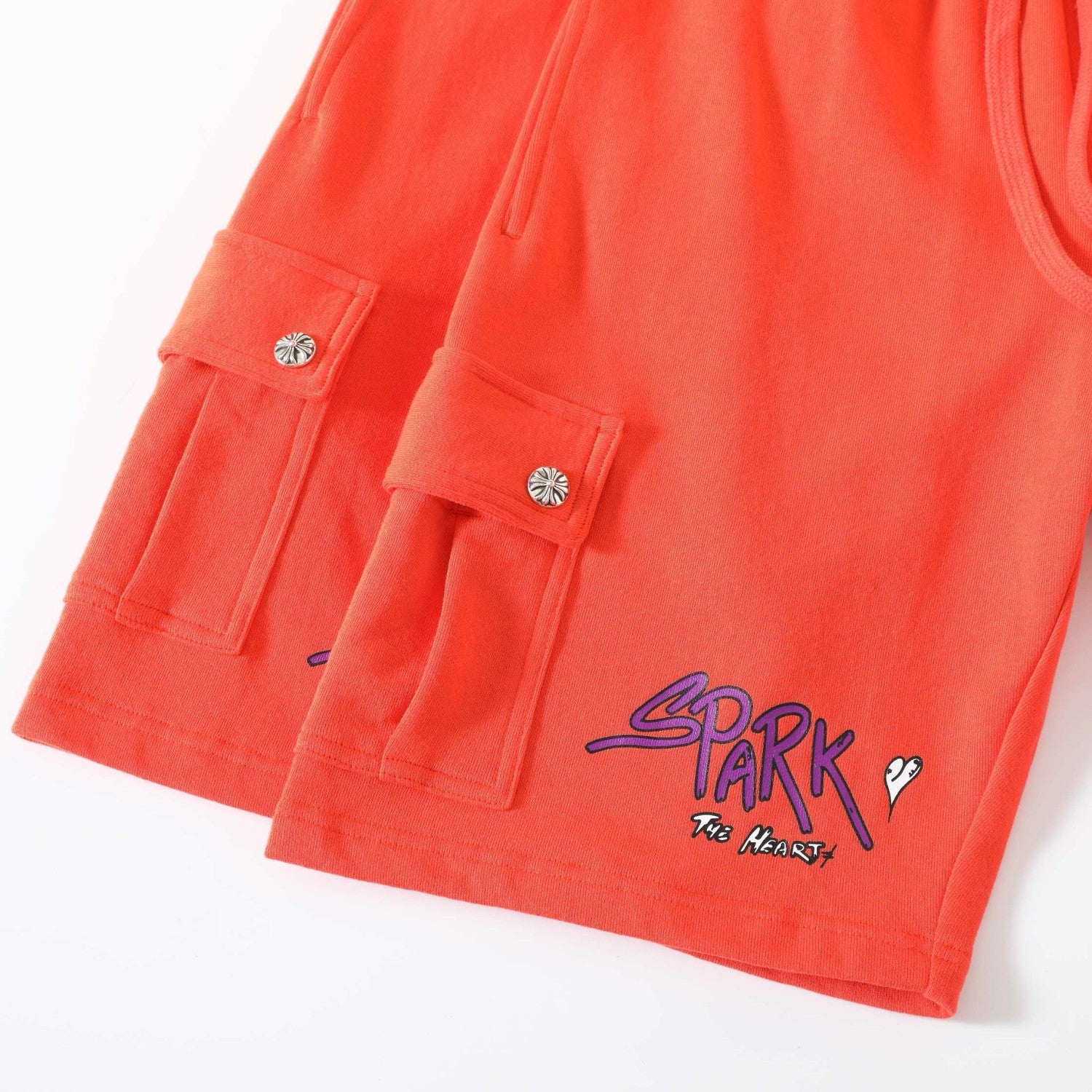 Men's and Women's Red Monogram Printed Mid Waist Tie Straight Casual Shorts Pants #99196