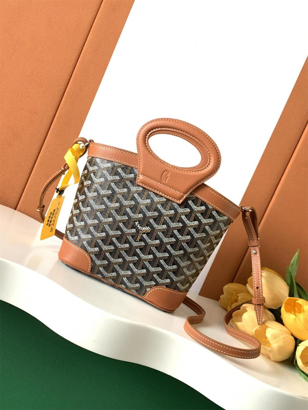 Beluga Women's Y-shaped Floral Print Adjustable Detachable Shoulder Strap Canvas And Calfskin Shoulder Mini Bag Crossbody Handbag Bags #77441