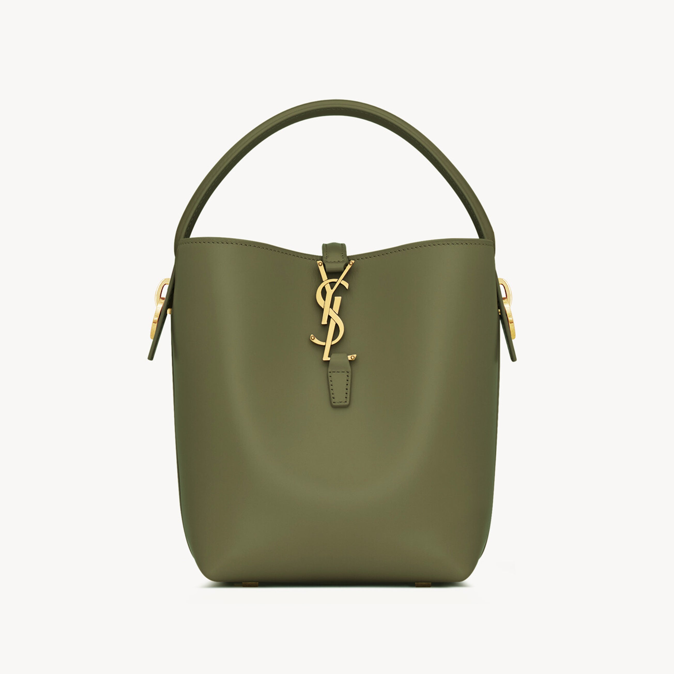 YS Women's LE 37 Logo Hook Buckle mini Small Glossy Solid Color Bucket Bag Suede Leather Handbags Casual Bags 7490362R20W9207 #81334