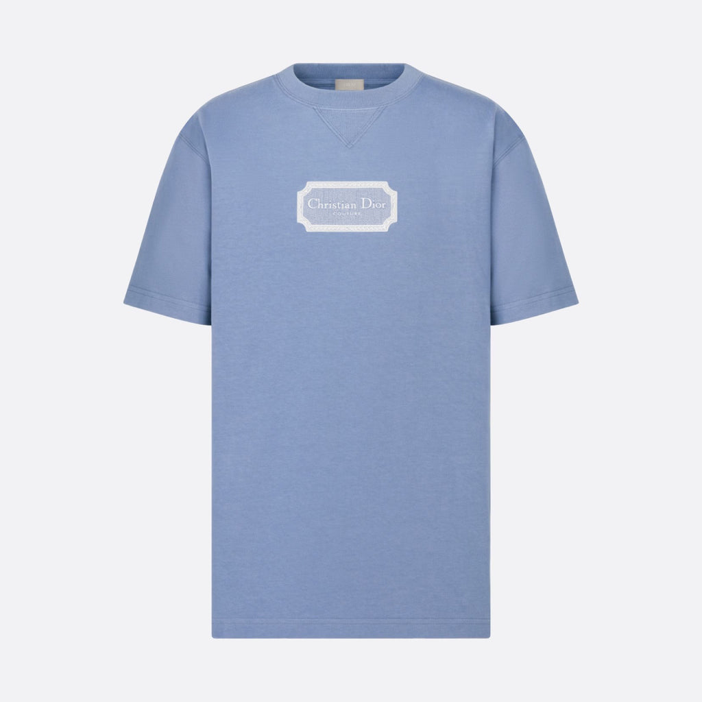 CD Men's Summer Embroidered Logo Solid Colour Round Neck Cotton Short Sleeve T-Shirt #97793