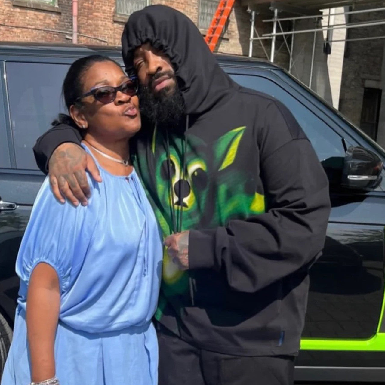 Anonymous Club Men's Women's Spring And Autumn Fashion High Street Printed Sweatshirt Hooded Trend Casual Black Hoodie Ngvp #7765