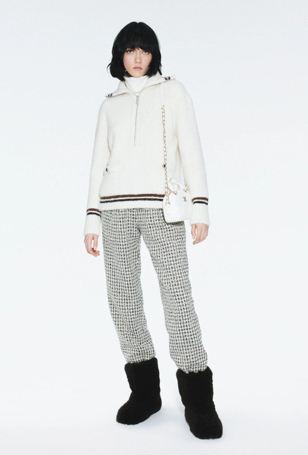 25 Coco Spring Autumn New Women's Ski Long-Sleeved Sweater Women's Fall/Winter Base Layer Sweaters: Stylish and Refined #83229A