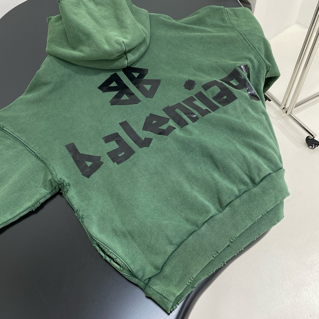 Men's Spring Autumn Logo Letter Print Cotton Loose Fit Hooded Sweatshirt Hoodie #99544