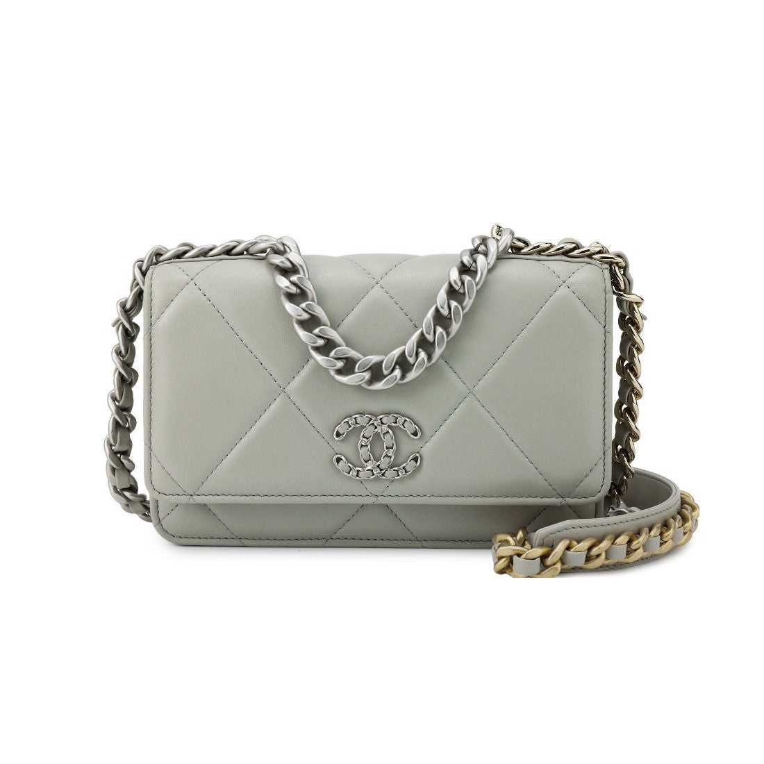 19BagWOC Women's Lambskin Mini Mouth Cover Bag Chain Shoulder Bags #72254