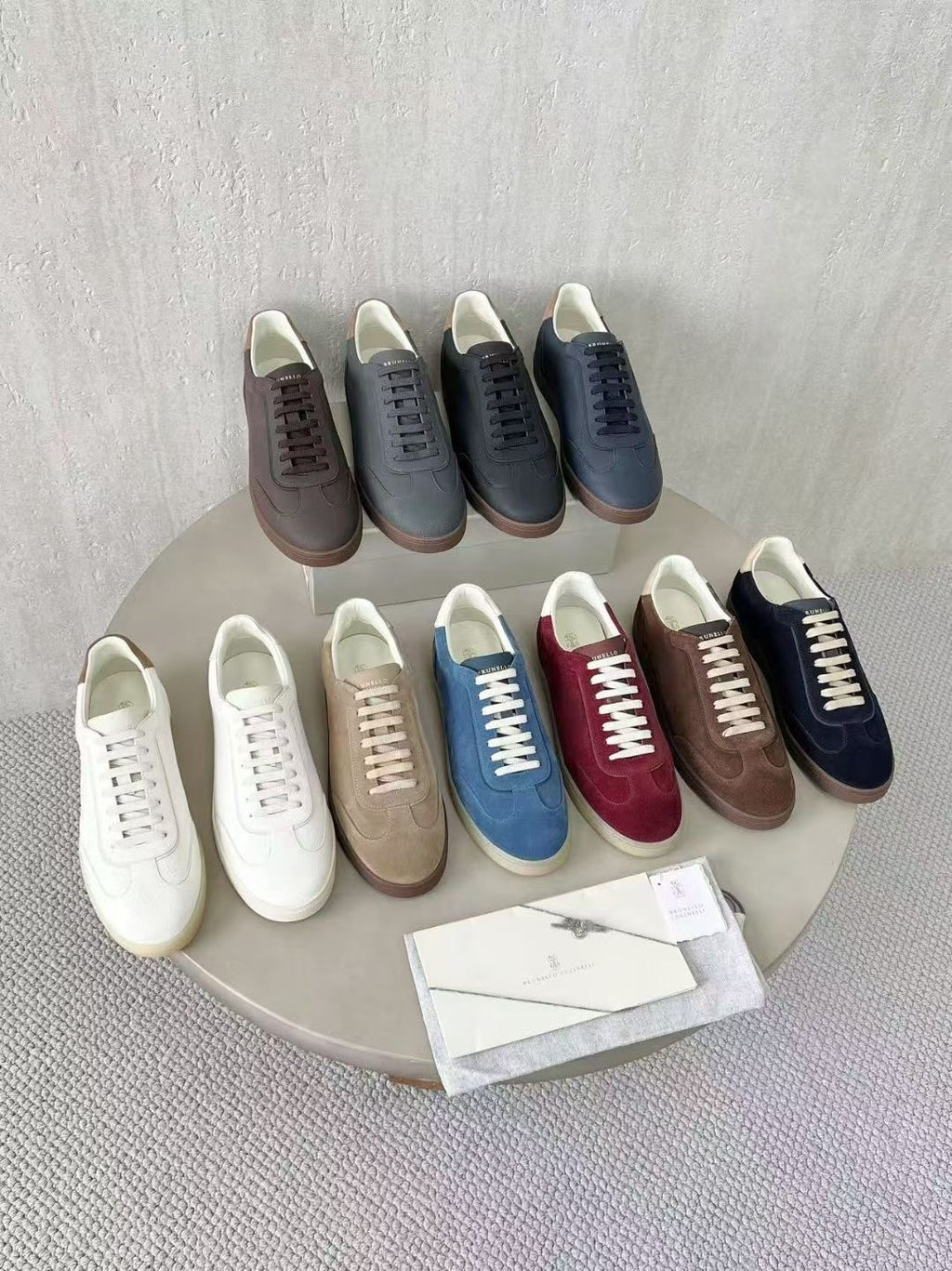 BC Men's Spring And Summer Washed Suede Rubber Sole Shoes Fashion Casual Solid Color Flat Sneakers Ngvp #1983