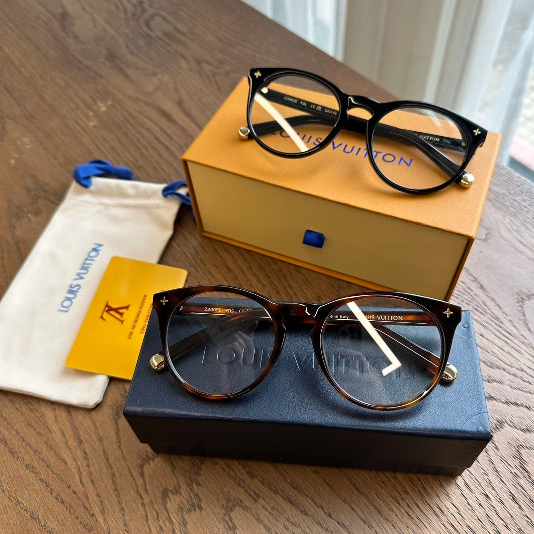 MY MONOGRAM LIGHT ROUND Women's Acetate Fiber Metal Irregular Shape Optical Frame Optical Glasses #72977