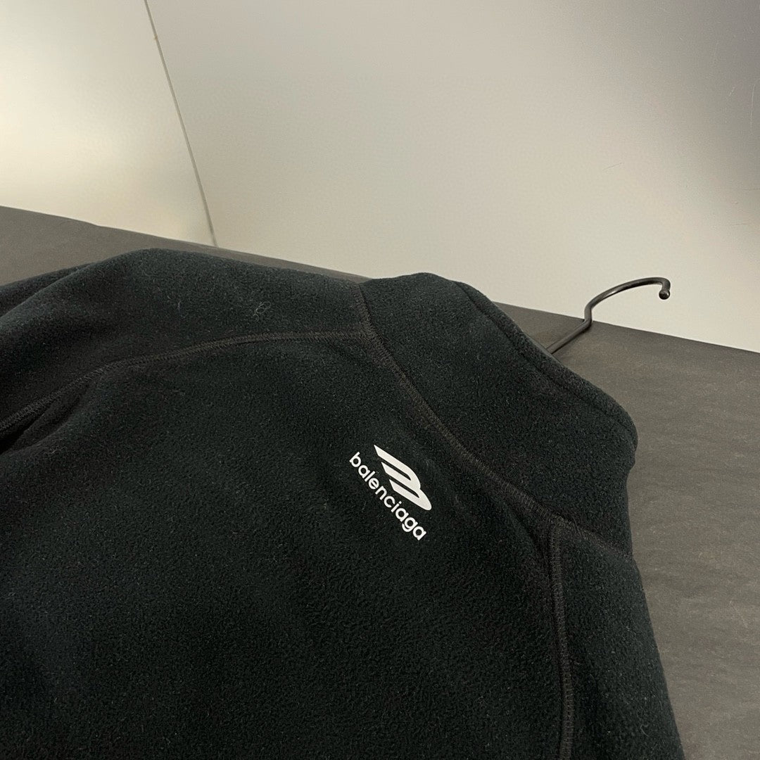 Women's 3B Sports Icon Half Zip Solid Color Fitted Top Logo Printed Pullover Long Sleeve Sweatshirt #71757