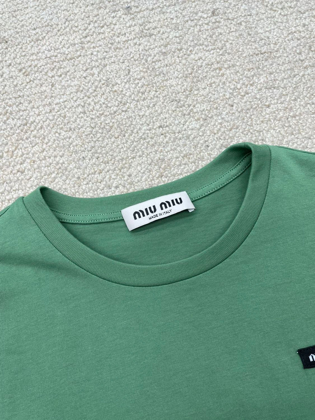 Women's Summer Clashing Color Embroidery Letter Logo Round Neck 3 Piece Layered T-Shirt Set  #73931