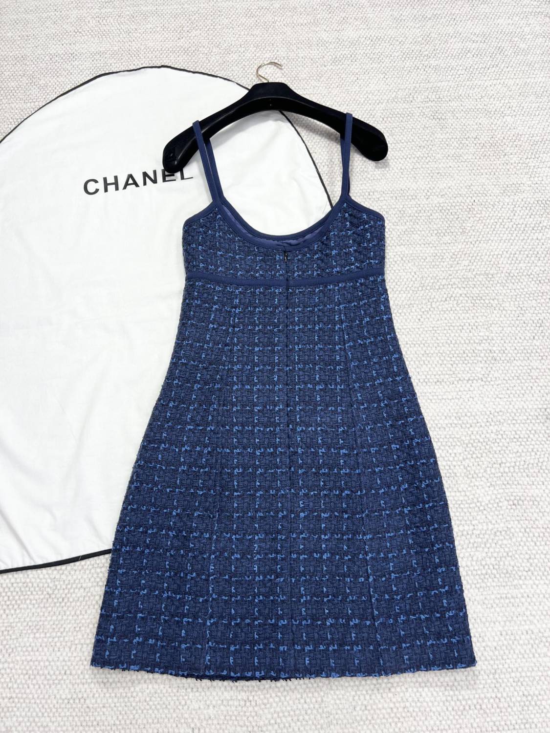 Women's Spring and Summer Plaid High Waist Short Cotton Halter Dresses #73325