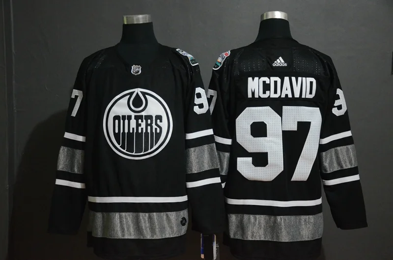 Edmonton Oilers #97 McDavid Special Edition Black & Silver Jersey