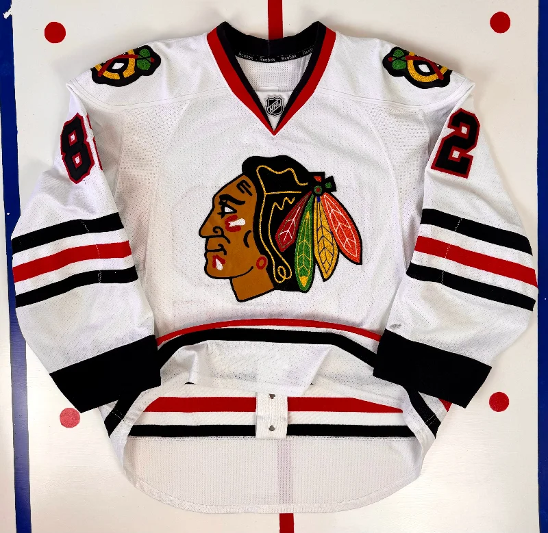 Chicago Blackhawks Alexandre Fortin Preseason Game Worn NHL Hockey Jersey  