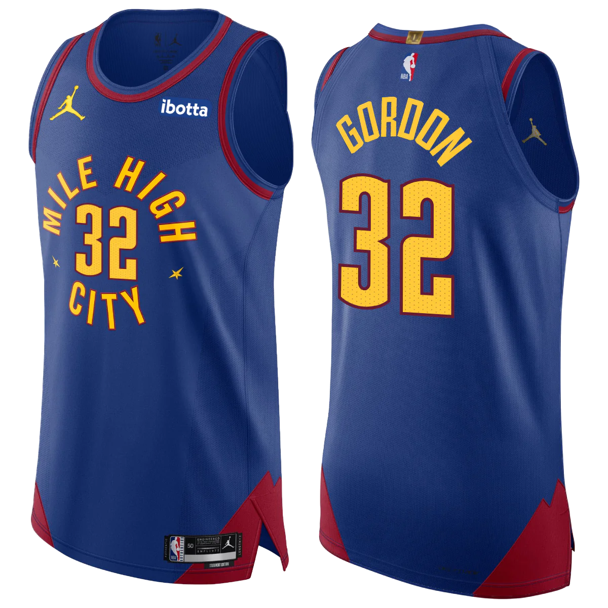 Aaron Gordon Denver Nuggets Official NBA Nike Jersey