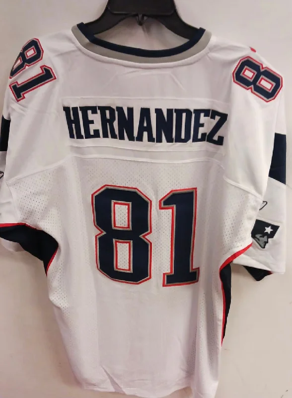 Aaron Hernandez New England Patriots Jersey white