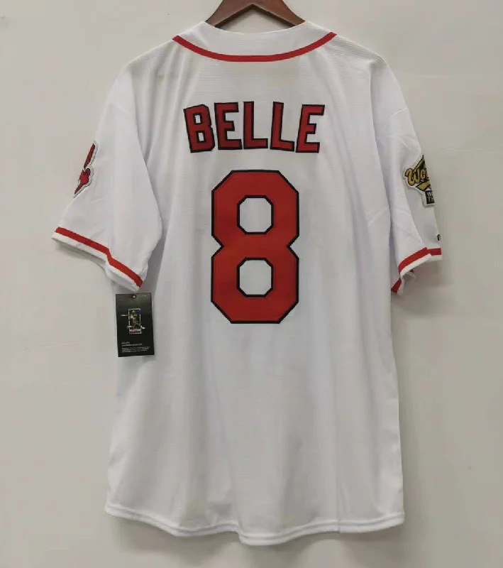 Albert Belle Cleveland Indians Jersey Majestic