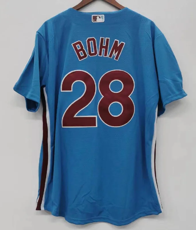 Alec Bohm Philadelphia Phillies Jersey blue