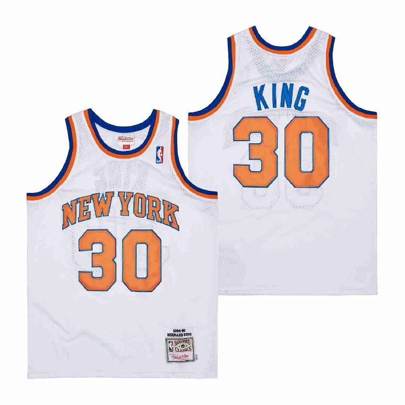 Bernard King New York Knicks Jersey Mitchell & Ness White